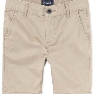 The Children's Place Tan Chino Shorts slim 8 Uniform